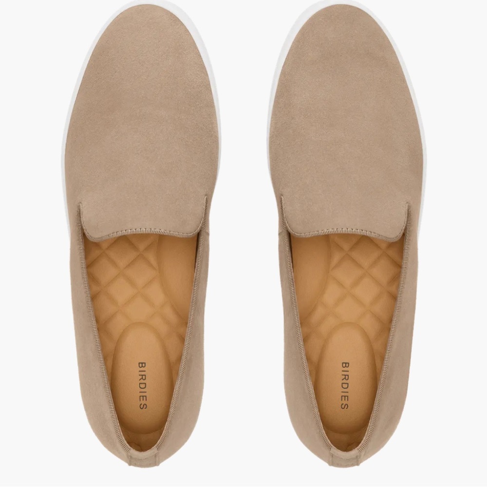 Birdies slip on - suede size 10